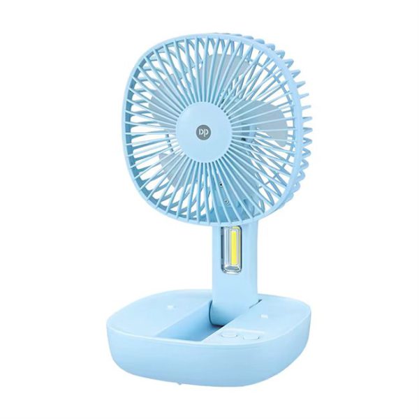 DP 7636 P F BLUE پنکه شارژی رومیزی دی پی